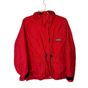 Taiga Vintage Red Windbreaker Outdoor Rain Jacket Size S GORE-TEX Waterproof